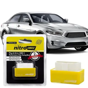 Автомобильный топливосберегающий протектор для автомобильного топлива Nitro OBD2 Economy Fuels Saver Тюнинг-бокс для экономии топлива дизельных автомобилей