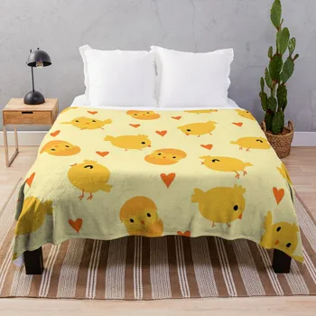 Милые цыплята Набрасывают одеяло на летние постельные принадлежности Одеяла манга 0