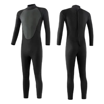 Неопреновый гидрокостюм для мужчин и женщин, водолазный костюм на молнии спереди для подводного плавания, подводного плавания, каякинга, кайтсерфинга, полный гидрокостюм