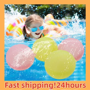 12шт Многоразовых водяных шариков, Креативная летняя силиконовая игрушка для игры в воду в бассейне, водяная бомба, всплеск Игровых шариков для детских вечеринок