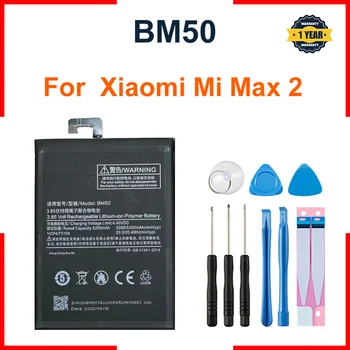 Аккумулятор Xiao mi BM50 5200 мАч для Xiaomi Max 2 Max2 MiMax2, высококачественные сменные батареи для телефонов
