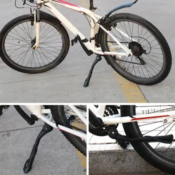 Боковая опора велосипеда Подставка для велосипеда из алюминиевого сплава, Высокая Несущая способность, боковая подставка для велосипеда, Регулируемые детали для велоспорта