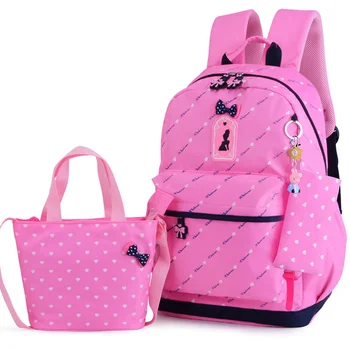 3 шт./компл. дорожные рюкзаки с принтом, милая сумка через плечо, детские школьные сумки, рюкзак для девочек-подростков, детский школьный рюкзак Mochila