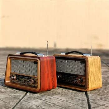 Портативное беспроводное радио в деревенском стиле, мощный звук, настольный Bluetooth-совместимый громкоговоритель, MP3, домашняя кухня на открытом воздухе