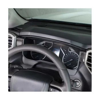 Накладка на центральную панель управления из углеродного волокна, Накладка на внутреннюю панель приборной панели для Toyota Tundra 22-23 Модификации Аксессуары