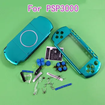 1 компл./лот, многоцветный полный корпус, чехол с кнопками, комплект для игровой консоли PSP3000, PSP 3000,