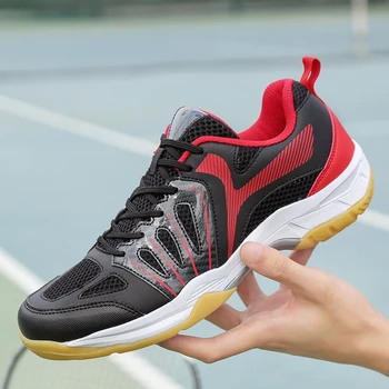 Мужская обувь для бадминтона бренда 2023 Женские спортивные Профессиональные волейбольные кроссовки Мужские дышащие легкие туфли для настольного тенниса