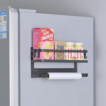 Органайзер для холодильника, Стеллаж для холодильника, Кухонный стеллаж для хранения, Сверхмощный стеллаж, Алюминиевая сушилка для посуды в натуральную величину