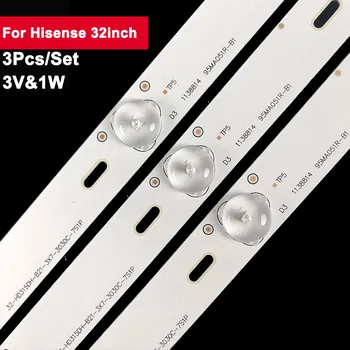 3 шт./компл. 32-дюймовая 589-мм светодиодная лента подсветки для Hisense 32