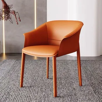 Легкое роскошное мобильное кресло Nordic Household Lounge Salon Обеденный стул Эргономичного дизайна для гостиной Sillas Comedor Furniture DWH