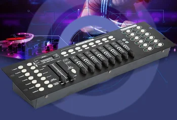 Новый 192 DMX контроллер, высококачественная сценическая консоль для вечеринки, DJ диско-подсветка