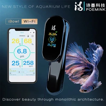 5 В 1 WIFI Монитор качества воды для аквариума TDS / pH / температура / влажность Цифровой измеритель в реальном времени аксессуары для аквариума