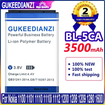 Аккумулятор GUKEEDIANZI 3500 мАч BL-5CA для Nokia C2-01 C2-02 C2-03 C2-06 X2-01 5130 XpressMusic 6230i 1108 1110 1112 1116 120