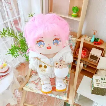 кукольная одежда 20 см, пальто, обувь, ожерелье, костюм, аксессуары для кукол для нашего поколения, Корейские куклы Kpop EXO idol, подарочные игрушки DIY