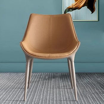 Портативные стулья для столовой, роскошные дизайнерские кухонные стулья с удобной спинкой, Современная офисная кухонная мебель Poltrona MQ50CY 1