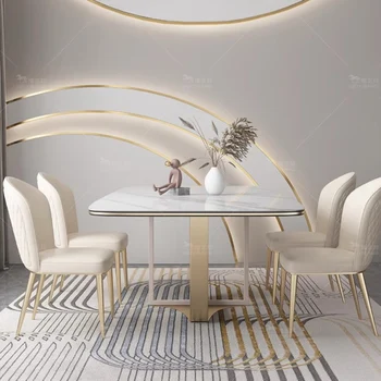 Обеденный стул скандинавского бежевого цвета, удобный для гостиной, современный Уникальный обеденный стул, Свадебная мебель для кухни Silla в помещении A1 2