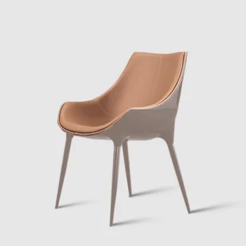 Портативные стулья для столовой, роскошные дизайнерские кухонные стулья с удобной спинкой, Современная офисная кухонная мебель Poltrona MQ50CY 3