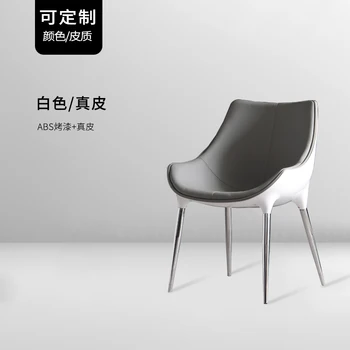 Портативные стулья для столовой, роскошные дизайнерские кухонные стулья с удобной спинкой, Современная офисная кухонная мебель Poltrona MQ50CY 5