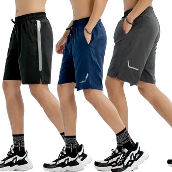 2023 Новые мужские спортивные шорты для бега трусцой, Тренировочные шорты для бега трусцой с двумя карманами, Короткие Впитывающие пот Футбольные штаны для футбола, Короткие брюки