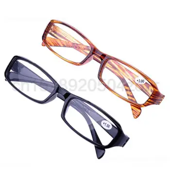 Женские очки для чтения в сверхлегкой оправе из ПК, портативные очки для дальнозоркости, мужские очки для ухода за зрением высокой четкости + 1.0 ~ + 4.0