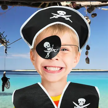 Детский костюм для пиратского шоу на Хэллоуин, пиратский наряд для вечеринки на Хэллоуин, косплей для детей, Подходящие аксессуары 2