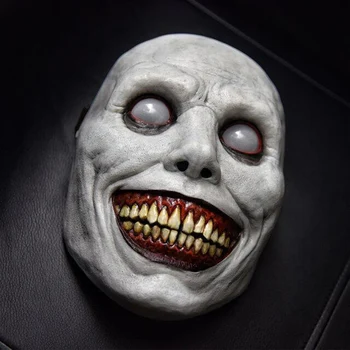 Жуткая злая маска для косплея, демоны, головные уборы, приколы на Хэллоуин, принадлежности для вечеринок 2