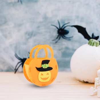 Объемные сумки-батноны из тыквы с привидениями-ведьмами на Хэллоуин, детские сумки для сладостей с сюрпризами и угощениями, принадлежности для вечеринок ужасов 3
