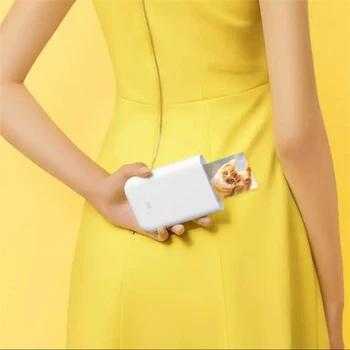 Xiaomi Mijia AR Printer 300dpi Портативный Мини-карманный Фотопринтер с Изображением DIY Share Емкостью 500 мАч принтер Карманный принтер Работает С Mijia 3
