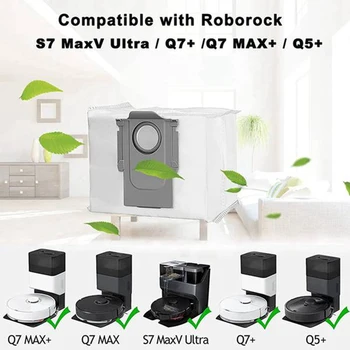 12 Упаковочных мешков для пыли для Roborock Q7 Max /Q7 Max + / Q7 Max Plus, для пылесоса Roborock S7 MaxV Ultra /S7 Pro Ultra 4