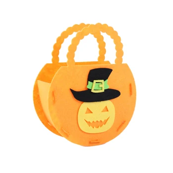 Объемные сумки-батноны из тыквы с привидениями-ведьмами на Хэллоуин, детские сумки для сладостей с сюрпризами и угощениями, принадлежности для вечеринок ужасов 5